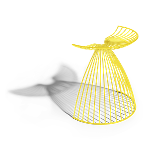 Møbler Copenhagen Angel Krakk Gul