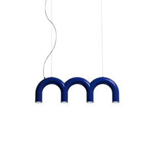 Oblure Arch Triplette Taklampe Blå