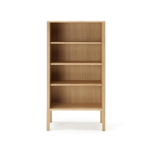 Nikari Arkitektur Høyt Åpent Skap Oljet Eik