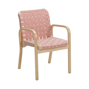 artek A45 Spisestol Honningfarget/ Rød