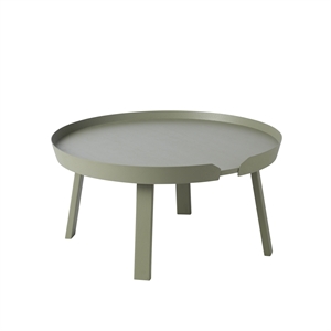 Muuto Around Coffee Table Dusty Grønn Stor