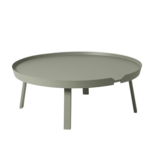 Muuto Around Coffee Table Dusty Grønn Ekstra Stor