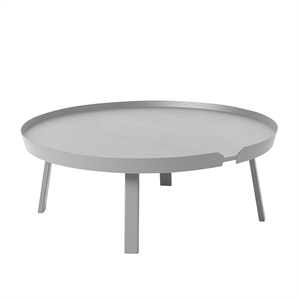 Muuto Around Coffee Table Grå Ekstra Stor