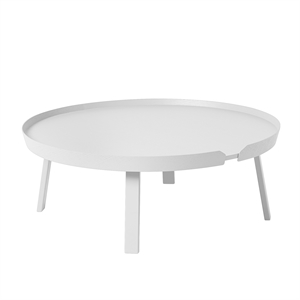 Muuto Around Coffee Table Hvit Ekstra Stor