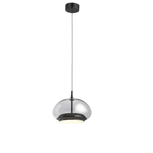 Vevstol Design Avalon Taklampe Røkt/ Sort Krom