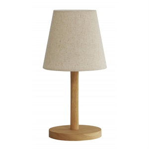 Watt & Veke Tess Bærbar Bordlampe Eik/naturfarget