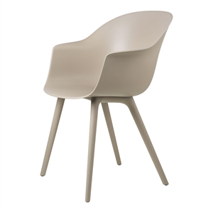 GUBI Flaggermus Spisestol Plast Beige