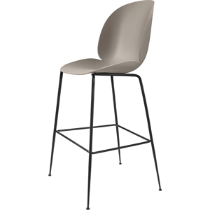 GUBI Beetle Barkrakk H75 Konisk Base Matt Sort/ Ny Beige