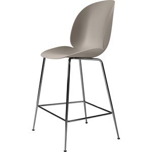 GUBI Beetle Barkrakk H65 Konisk Base Sort Sort Krom/ Ny Beige