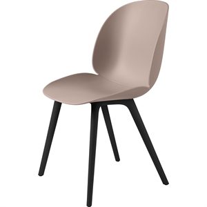 GUBI Beetle Spisestol Sort Base/ Søt Rosa