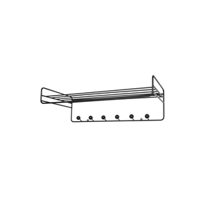 Maze Bill Hattehylle 71 cm Sort