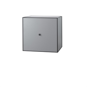 Audo-ramme 49 med Dør og Hylle 42 x 49 x 49 Mørkegrå