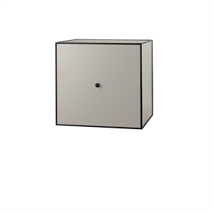 Audo-ramme 49 med Dør og Hylle 42X49X49 Sand