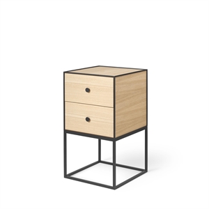 Audo Frame 35 Sidebord med 2 Skuffer Eik