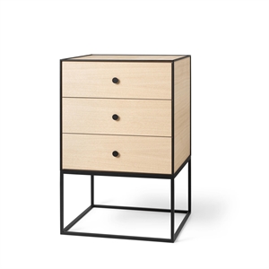 Audo Frame 49 Sidebord med 3 Skuffer Eik