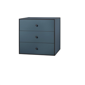 Audo Frame 49 med 3 skuffer 42X49X49 Fjord