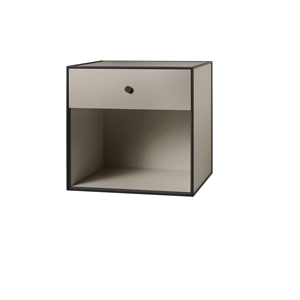 Audo Frame 49 med 1 Skuff 42x49x49 Sand