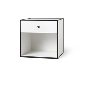 Audo Frame 49 med 1 Skuff 42x49x49 Hvit
