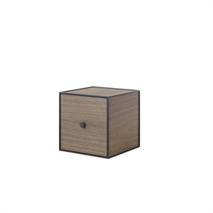 Audo-ramme 28 med Dør 28 x 28 x 28 Røkt Eik