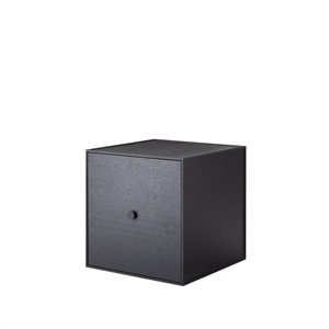Audio-ramme 35 med Dør 35 x 35 x 35 Sort Ask