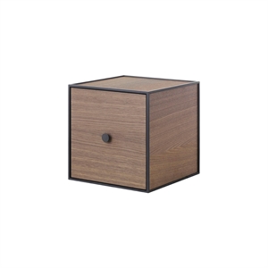Audo-ramme 35 med Dør 35 x 35 x 35 Røkt Eik