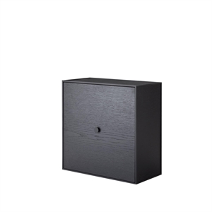 Audo-ramme 42 med Dør 21 x 42 x 42 Sort Ask