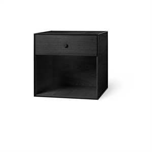 Audo Ramme 49 med 1 Skuff 42x49x49 Sort Ask