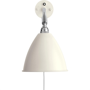 GUBI Bestlite BL7 Vegglampe Krom/ Matt Hvit