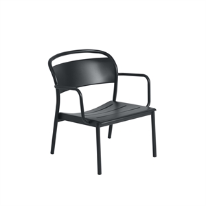 Muuto Linear Steel Lenestol Antrasitt Sort