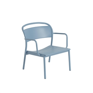 Muuto Linear Steel Lenestol Lyseblå