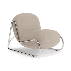 NORR11 Boho Lenestol Krom/ Sahco Zero 0012