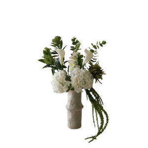Botané Villskogbukett Hvit/ Grønn