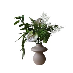Botané Gressgrønn Bukett Hvit/ Grønn