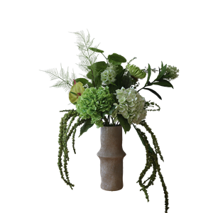 Botané Vill Wasabi Bukett Hvit/ Grønn