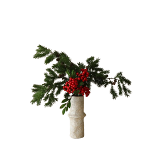 Botané Vintergranatbukett Rød