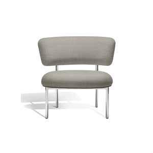 Furniture Copenhagen Font Lenestol Vidar 222/Polert Stålramme