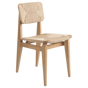 Gubi C-Chair Spisestol Papirstreng/olje Eik