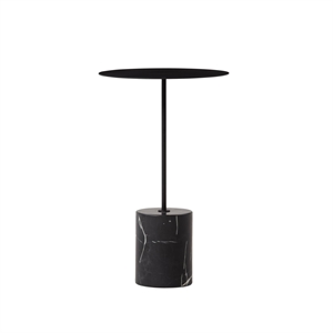 Wendelbo Calibre Sidebord Høyt Sort/ Sort Marmor