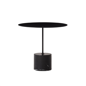 Wendelbo Calibre Sidebord Lavt Sort/ Sort Marmor