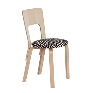 artek 66 Spisestuestol Bjørk/ Sebra