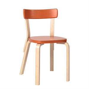 artek 69 spisestuestol Oransje