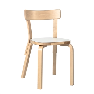 artek 69 Spisestol Hvit laminat