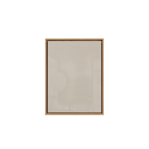 Dynamisk fleksibel veggramme for chatboard 90x120 Matt eik