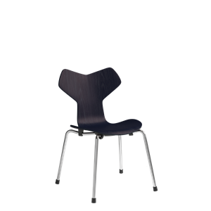 Fritz Hansen Grand Prix Barnestol Krom/890 Midnattsblå