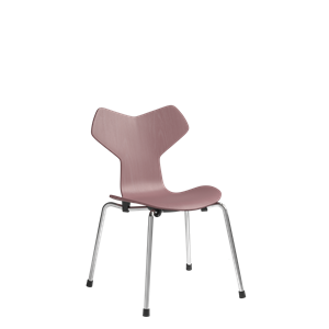 Fritz Hansen Grand Prix Barnestol Krom/630 Villrosa