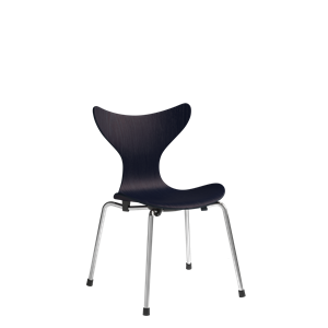 Fritz Hansen Lilje Barnestol Krom/890 Midnattsblå