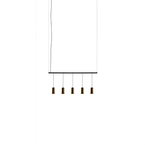 Santa & Cole Cirio Lineal 1 Módulo Taklampe Polert Messing