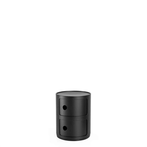Kartell Componibili 2 Skap Matt Sort
