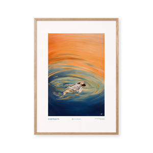 Peléton Kontraster 50x70 Plakat