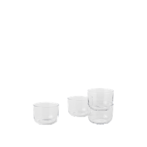 Muuto Corky Glass 4 Stk. Klar 6 cm